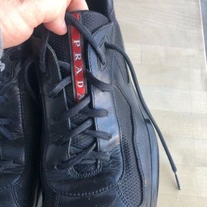 Men’s Prada shoes, athletic style
